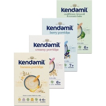 Kendamil variace mléčných kaší 4x150g + dárek