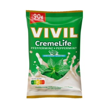 Vivil CremeLife peprmint bez cukru 90g