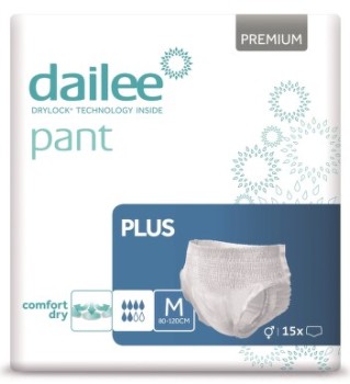 Dailee Pant Premium PLUS inko. kalhotky M 15ks