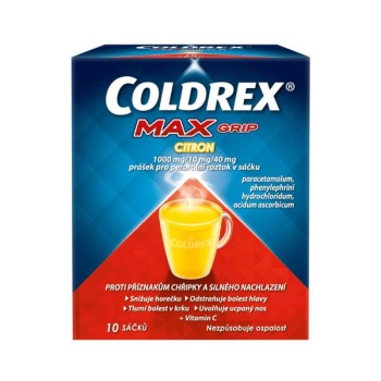 Coldrex MAXGrip Citr.1000mg/10mg/40mg sol.10 II