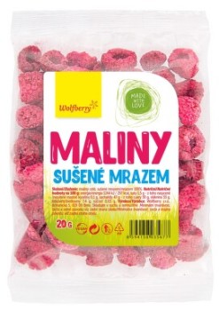 Maliny lyofilizované 20 g Wolfberry