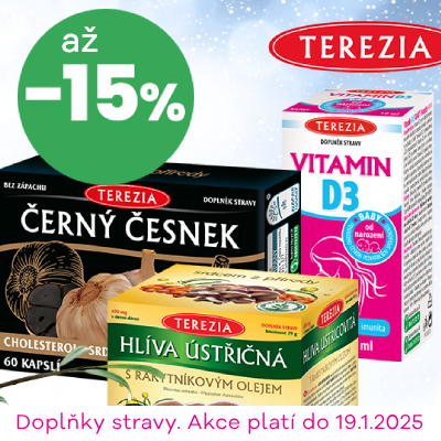 Sleva až 15% na Terezia do 19.1.2025