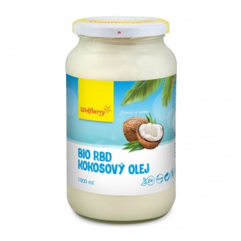 RBD Kokosový olej BIO 1000ml Wolfberry