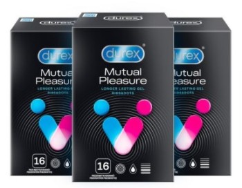 DUREX Mutual Pleasure prezervativ 3x18ks (2+1)