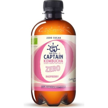 The Gutsy Captain Kombucha malina BIO 400ml zero