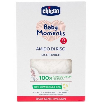 CHICCO Baby Moments Škrob do koupele Sensitive 250g