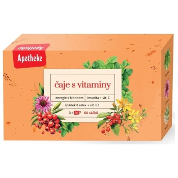 Apotheke Čaje s vitaminy 60 sáčků