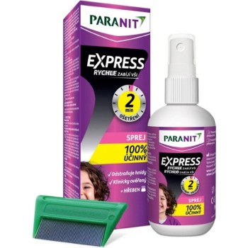 Paranit Express sprej 95ml + hřeben