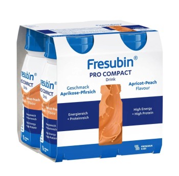 Fresubin Pro Compact Drink Meruňkovo-Broskvová perorální roztok 4x125ml