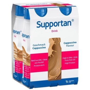 Supportan drink cappuccino perorální roztok 4x200ml