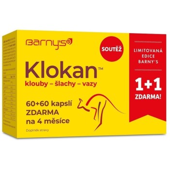 Barnys Klokan limitovaná edice cps.60+60 ZDARMA