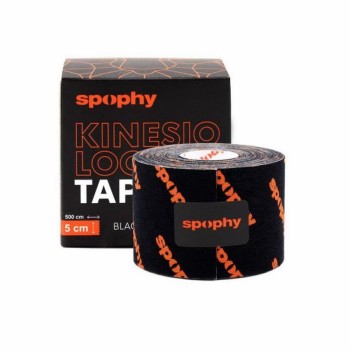 Spophy Kinesiology Tape Black tejp.páska 5cmx5m