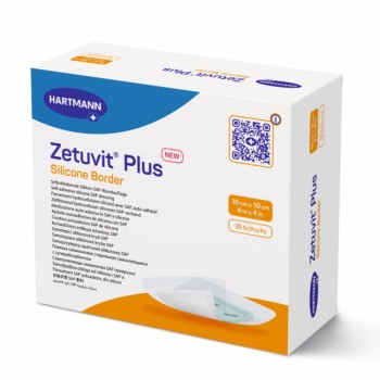 Zetuvit Plus Silicone B.10x10cm silikon.krytí 10ks