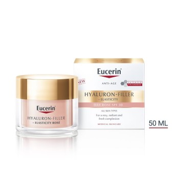 Eucerin Hyaluron-Filler + Elasticity denní krém Rosé SPF30 50ml