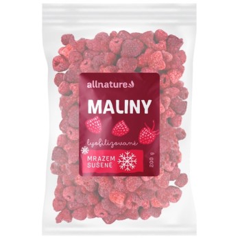 Allnature Maliny sušené mrazem 200g