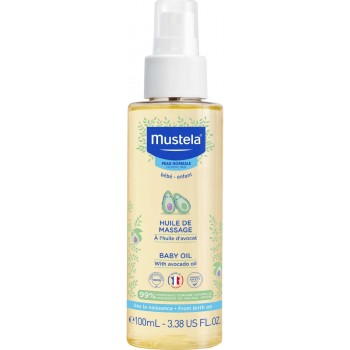 Mustela Masážní olej s avokád.olejem 100ml repack