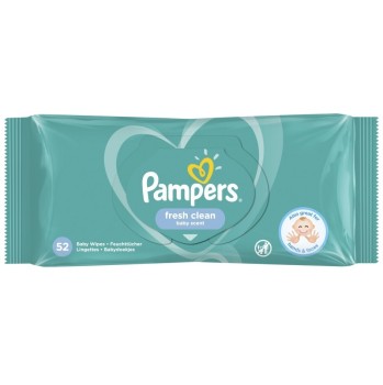 Pampers Fresh Clean ubrousky 52ks