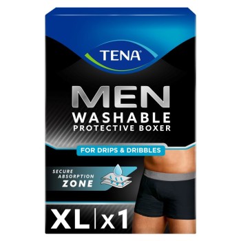 TENA Men Washable Boxers XL černé inkontinenční boxerky 1ks