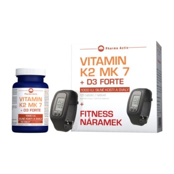 Vitamín K2 MK 7 + D3 Forte tbl.125 + Fitness nár.