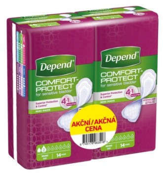 Depend Mini inkont.vložky ženy Duopack 2x14ks