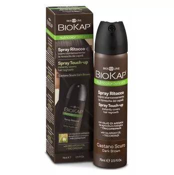 BIOKAP Spray Touch Up krycí sprej Hnědý tmavý 75ml