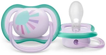 Philips AVENT Šidít.Ultra air 0-6m dívka/obráz.1ks