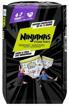 Ninjamas Pyjama Pants plen.kalh.17-30kg Space 10ks