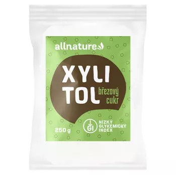 Allnature Xylitol březový cukr 250g