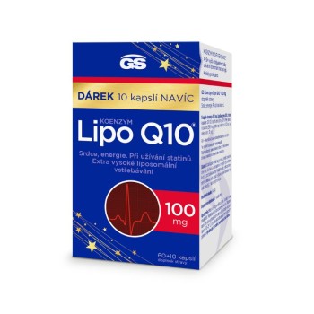 GS Koenzym Lipo Q10 100mg cps.60+10 dárek