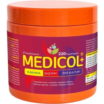 Medicol+ vláknina/enzymy/živé kultury 180g