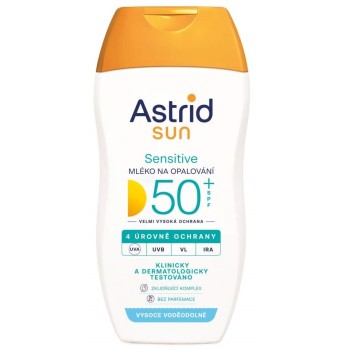 Astrid SUN Sensitive opalovací mléko SPF50+ 150ml