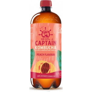 The Gutsy Captain Kombucha broskev BIO 1l