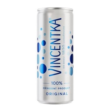 Vincentka přírodní 250ml plech