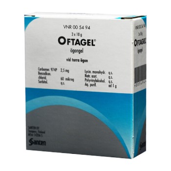 Oftagel oph.gel 3x10g/25mg