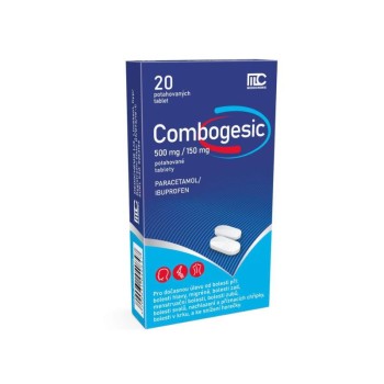 Combogesic 500mg/150mg 20 potahovaných tablet