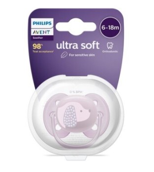 Philips AVENT Šidít.Ultrasoft 6-18m dív./obráz.1ks