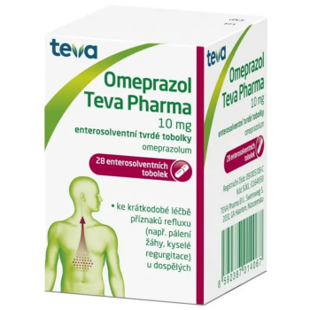 Omeprazol Teva Pharma 10mg por.cps.etd.28x10mg