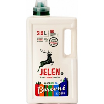 JELEN prací gel na barevné prádlo 3.6l