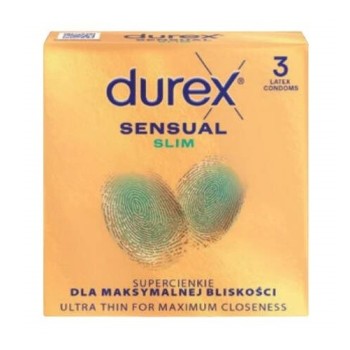 DUREX Sensual Slim prezervativ 3ks