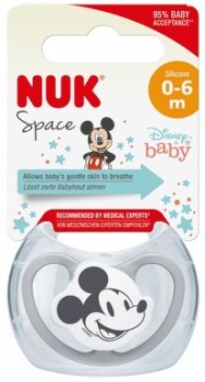 NUK Dudlík Space DISNEY Mickey 0-6 m.BOX Mix motiv