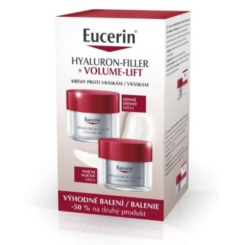 Eucerin Hyaluron-Filler + Volume denní a noční krém 2x50ml 2024