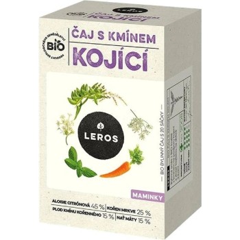 LEROS čaj s kmínem kojící Bio 20x1.8g