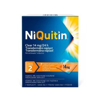 NiQuitin Clear 14mg/24h tdr.emp.7 II