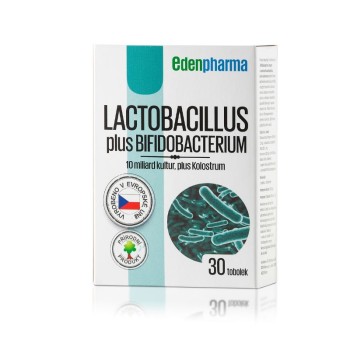 Edenpharma Lactobacillus Plus Bifidobact.cps.30