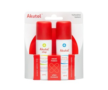 AKUTOL spray + Akutol STOP spray DUOPACK 2x60 ml