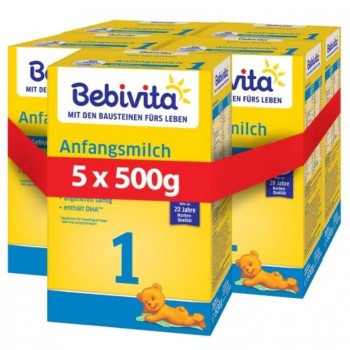 Bebivita 1 mléčná kojenecká výživa 0+m 5x500g