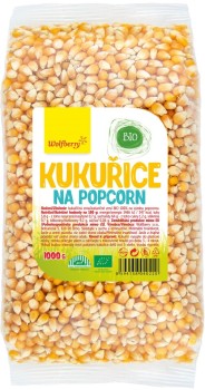 Kukuřice na popcorn BIO 1000 g Wolfberry