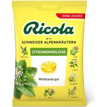 RICOLA Meduňka bez cukru 75g