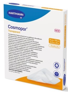 Cosmopor transparent 9x10cm sterilní 5ks