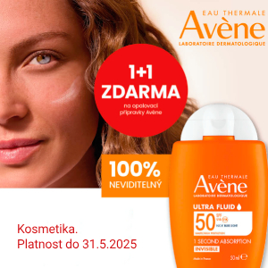 Akce 1+1 na Avene Sun do 31.5.2025